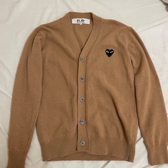 comme des garçons medium button down sweater🤎 - Picture 2 of 4